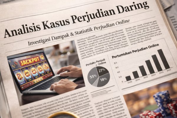 Analisis kasus perjudian daring: faktor pemicu, pola korban, celah regulasi, dan langkah pencegahan agar risiko finansial & mental bisa ditekan. Kini!