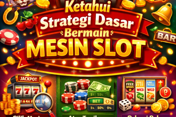 Ketahui strategi dasar bermain mesin slot: pahami aturan & paytable, cek RTP/volatilitas, main demo, atur bet, batas waktu, dan stop saat limit.