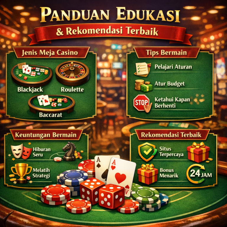 Panduan Edukasi Meja Casino dan Rekomendasi Terbaik