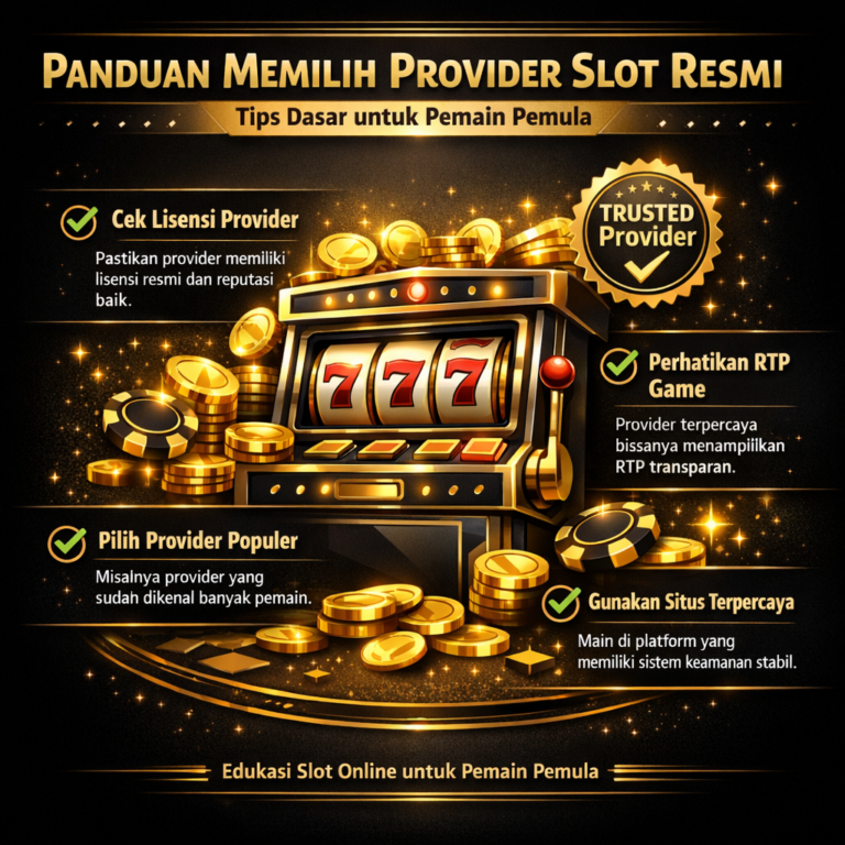 Panduan Memilih Provider Slot Resmi untuk Pemain Pemula